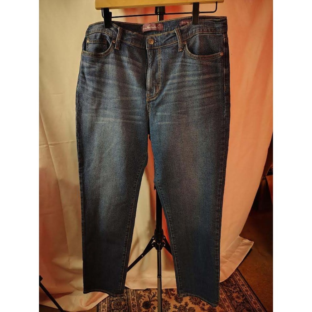 Gloria Vanderbilt Boyfriend Jeans‎ Womens Size 10 Classic Fit Dark Wash